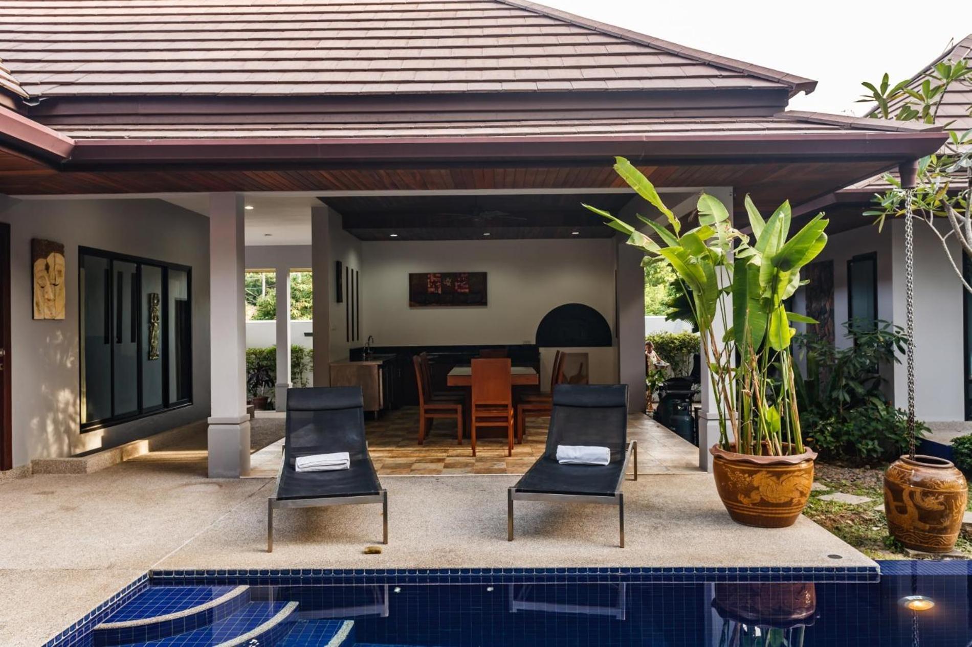 Frangipani Pool Villa - Garden, Bbq & Maid Nai Harn Екстер'єр фото